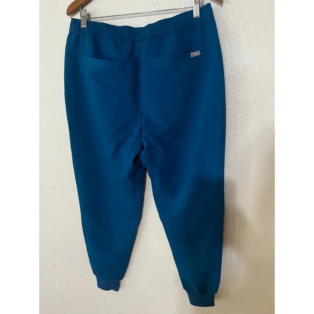 Figs Tansen 2.0 Jogger pants in ABU Alps Blue BEW MENS MEDIUM SHORT